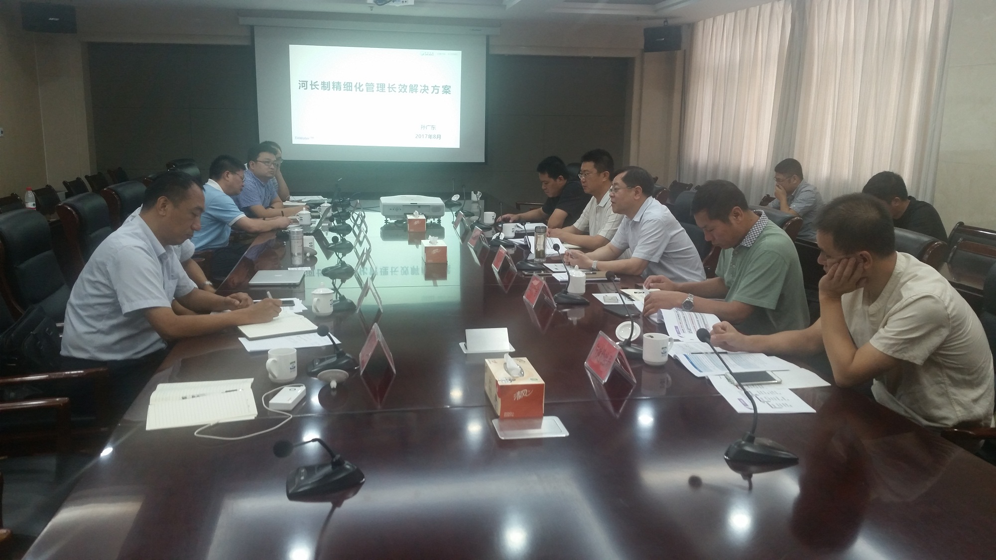 百靈天地訪問鎮江新區，積極推進“物聯網+環保管家”業務
