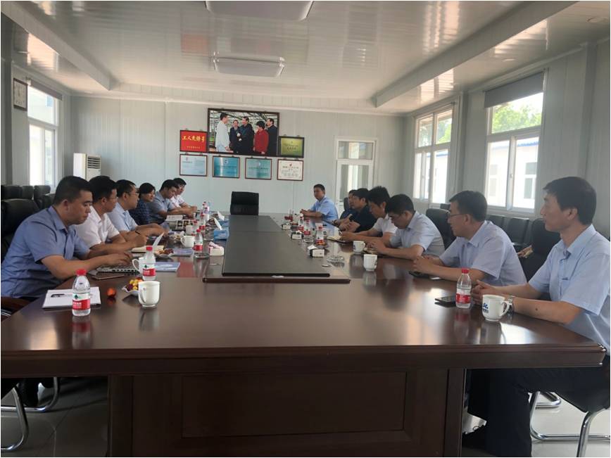 協(xié)同協(xié)作 共享共贏 百靈天地股份有限公司董事長、總裁一行應(yīng)邀赴北京韓建河山管業(yè)股份有限公司考察座談